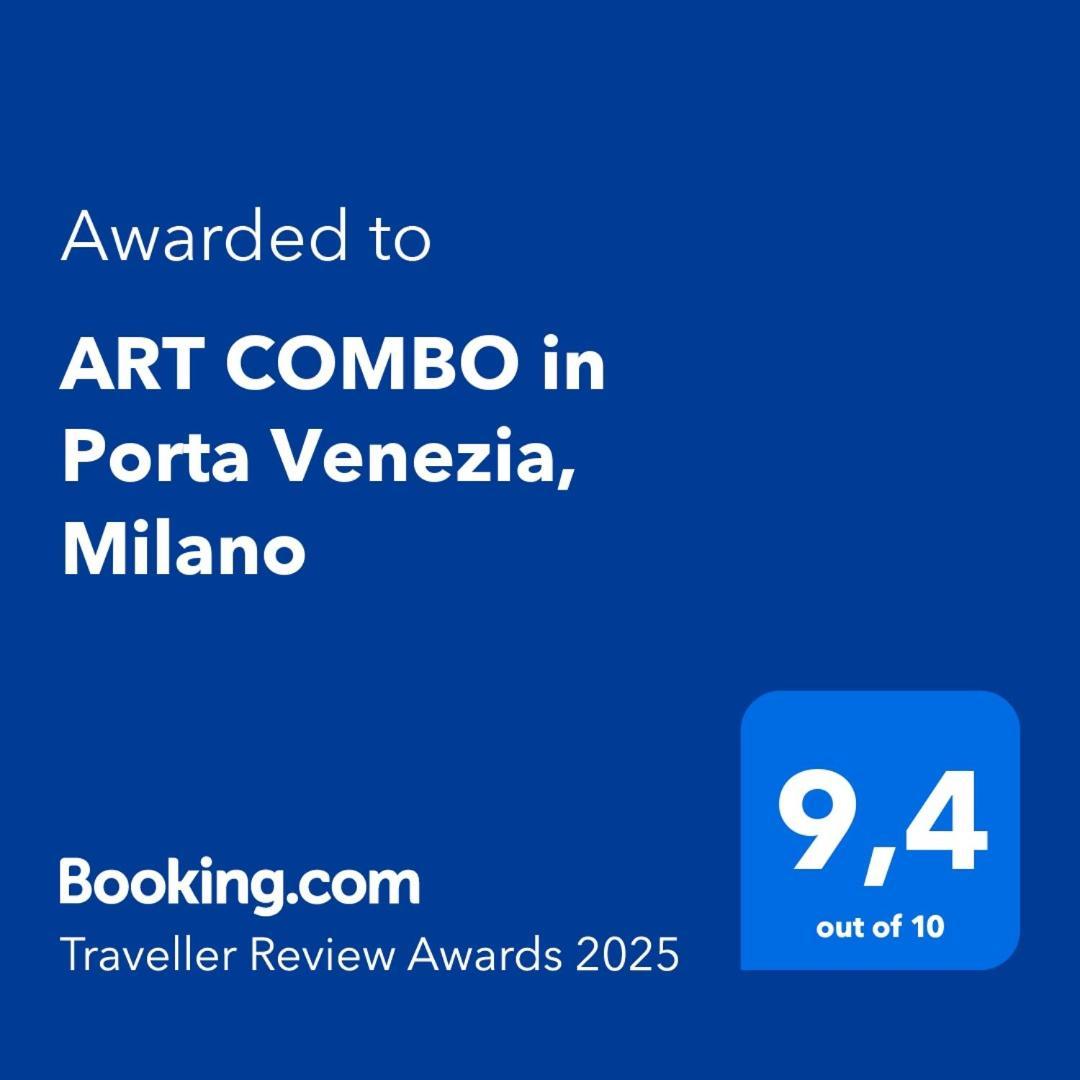 Art Combo In Porta Venezia, Milano Lägenhet Exteriör bild